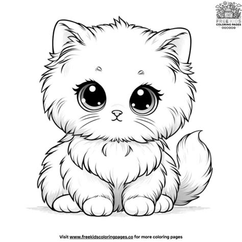 Stunning Realistic Kitten Coloring Pages For Detailed Coloring