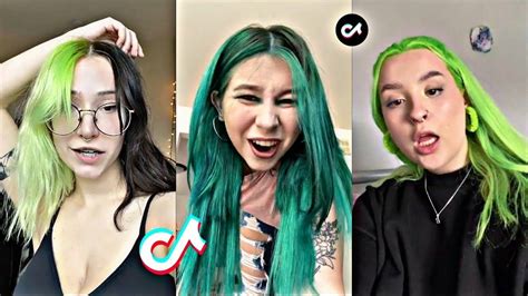 Amazing Green Hair Dye 😍💇‍♀️ ~ Tiktok Compilation Youtube