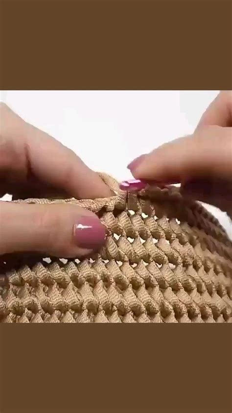 Узор для сумки или корзинки | Crochet basket pattern, Crochet handbags ...