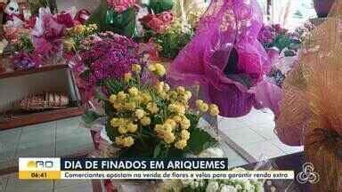 Bom Dia Amazônia RO Dia de finados vendas de flores e velas aquece