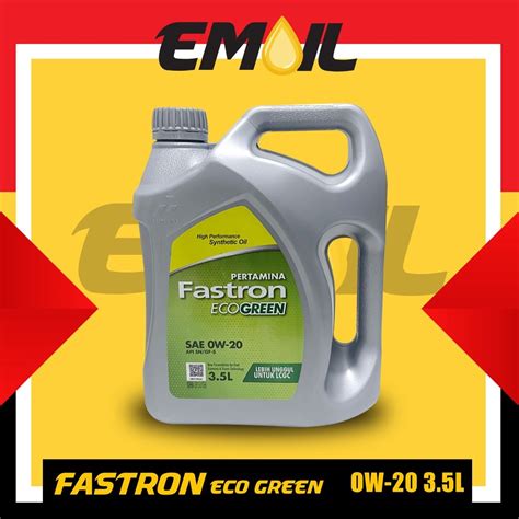 Jual Oli Pertamina Fastron Eco Green Sae W Lcgc Isi Liter Kode