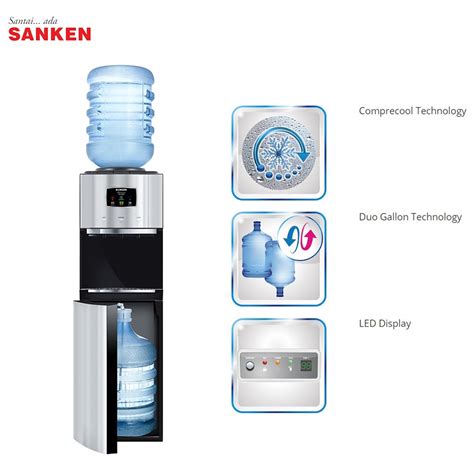 Jual Sanken Water Dispenser Duo Gallon Hwd Z S Bk Shopee Indonesia