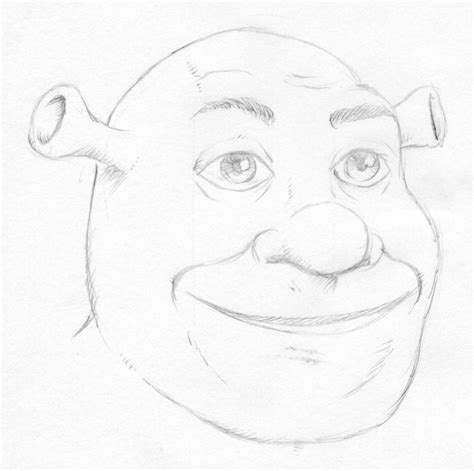 Shrek Sketch by adanmarini on DeviantArt