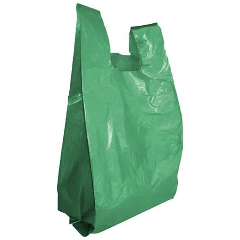 Sacola Plástica Reciclada 30x40cm Verde 1Kg SACOLA RECICLADA