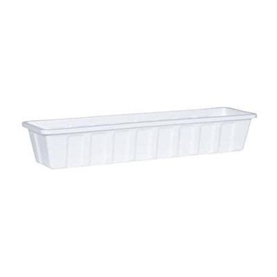 Polypro Plastic Flower Box Liner White