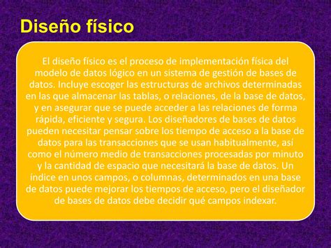 Fases Para La Creaci N De Una Base De Datos Ppt Descarga Gratuita