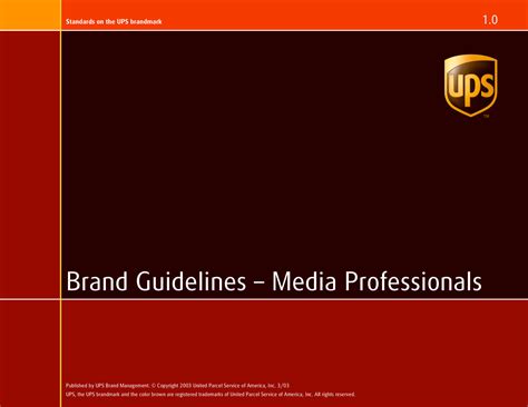 UPS | PDF document | Branding Style Guides