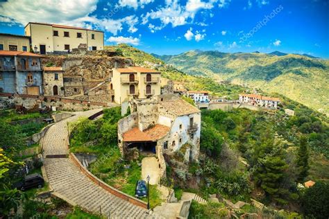 Savoca, Sicily — Stock Photo © Anita_Bonita #58046341