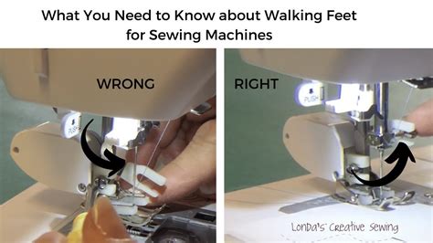 Why And How To Use A Walking Foot On Sewing Machines Youtube