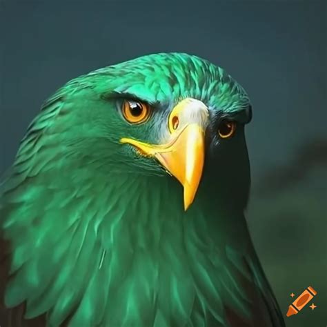 Green Eagle Bird On Craiyon