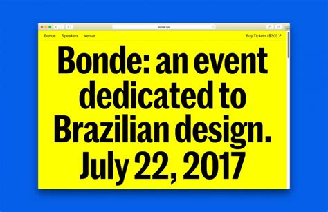 Bonde Festival Identity By Leo Porto And Felipe Rocha Design Week