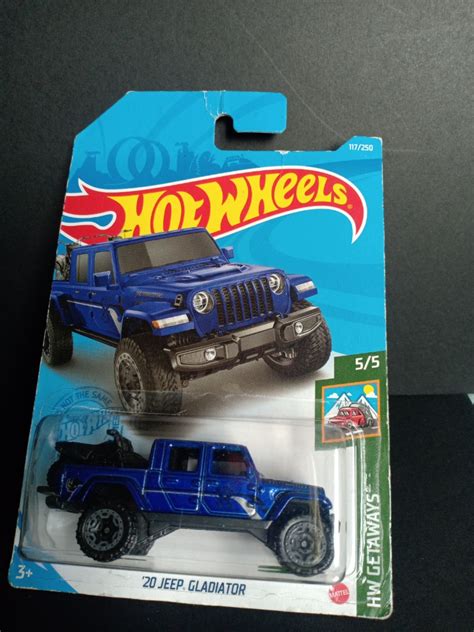 Jeep Gladiator Hot Wheels Getaways Mini Collection Deep Blue GRY