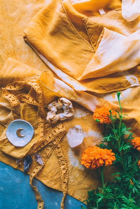 How To Naturally Dye With Marigold Flowers My Tiny Laguna Kitchen