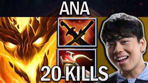 Shadow Fiend Dota Gameplay Ana With Sny Ti Youtube