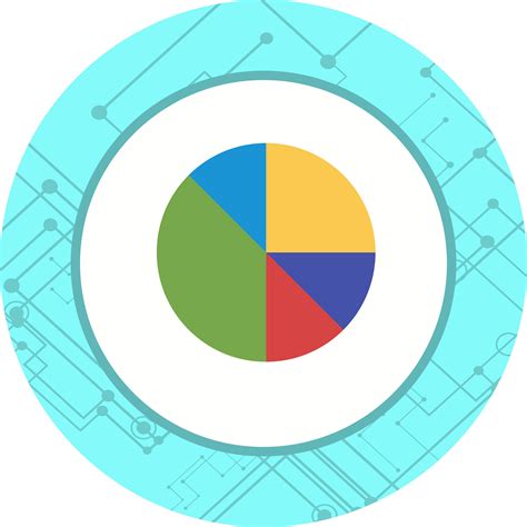 Pie Chart Icon Design Vector Art At Vecteezy