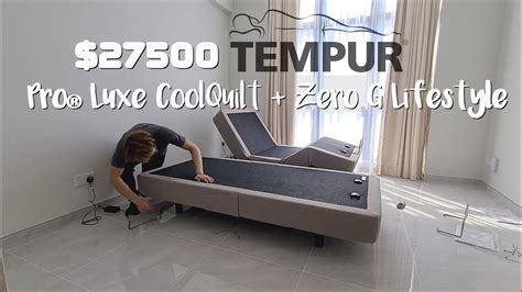 My New 27 500 Bed Tempur Pro Luxe CoolQuilt Tempur Zero G Lifestyle