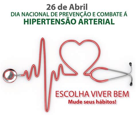 26 De Abril Dia Nacional De Prevenção E Combate à Hipertensão