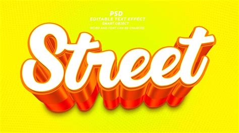 Premium Psd Street Foods D Editable Text Effect Photoshop Style