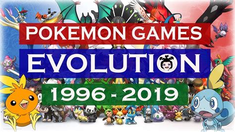 Pokemon Games Evolution 1996 2019 Youtube