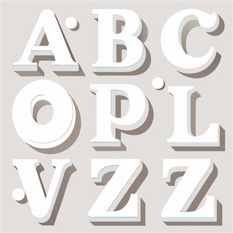 Premium Vector Doodle Letter Set