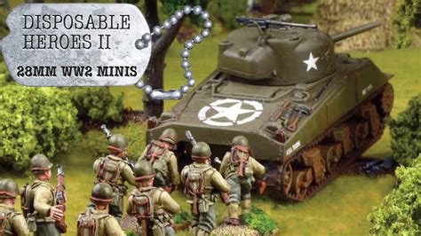 28mm World War 2 Wargaming Miniatures - Disposable Heroes by ...