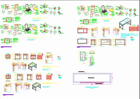 Mobiliario Escolar En Autocad Descargar Cad 69276 Kb Bibliocad