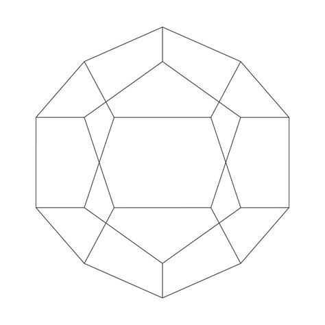 The Orthogonal Projection Of A Regular Dodecahedron In The Vertex