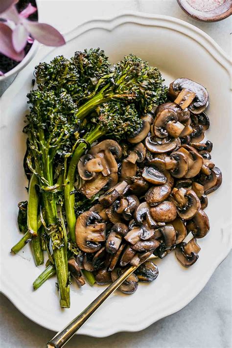 Roasted Broccolini And Mushrooms Artofit