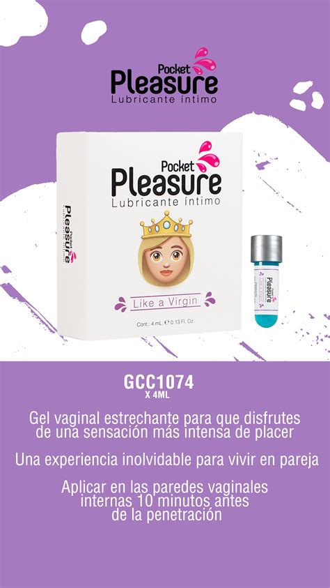 Lubricante Íntimo Estrechante Like a Virgin x 4 ml by Pocket Pleasure