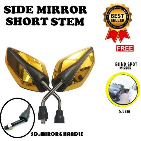 YAMAHA Ego Solariz 2017 Motorcycle Side Mirror Dahon Type Short Stem