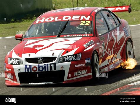 Australian Todd Kelly Takes A Turn In His Holden Commodore Vz During