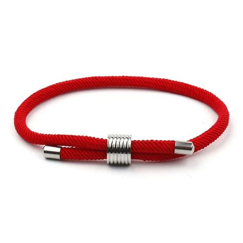 Pulseras Rojas De Hilo Para Parejas Pulseras Pareja