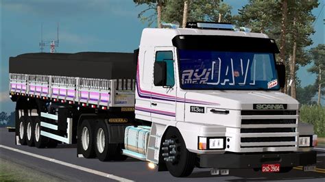 Especial De 7k Scania 113h Granel 3 Eixos Arqueada Conjunto Muito