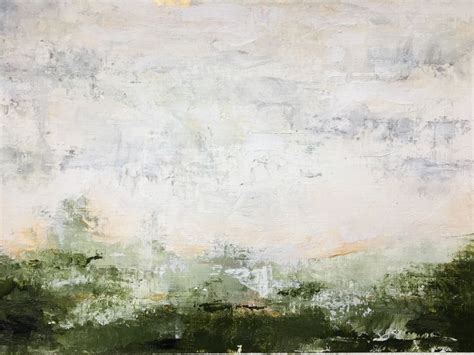 Greenery Muted Landscape Paintings Abstract Landscape Painting Painting