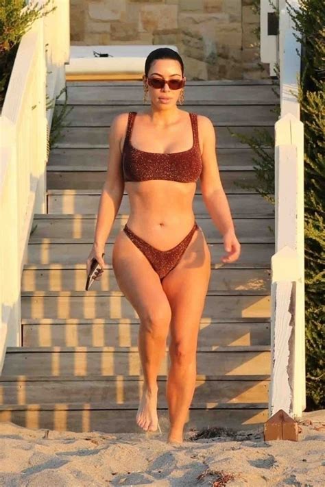 Kim Kardashian In Bikini 05 05 2020 CelebMafia