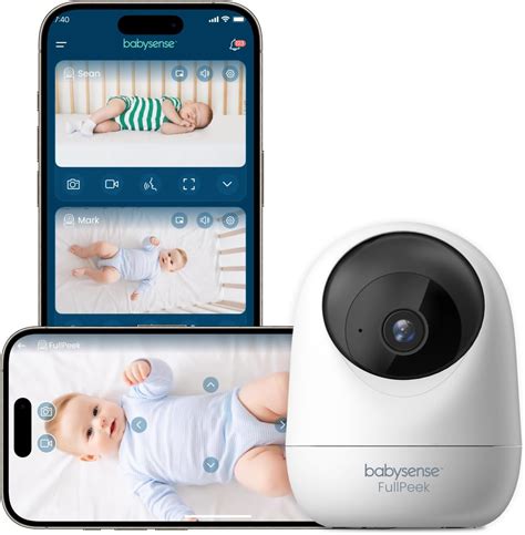 Babysense Fullpeek 3mp Video Baby Monitor Wifi Security