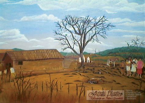 Paisagem Sertão Desenho - Paisagem Do Sertão Nordestino Desenho - FDPLEARN