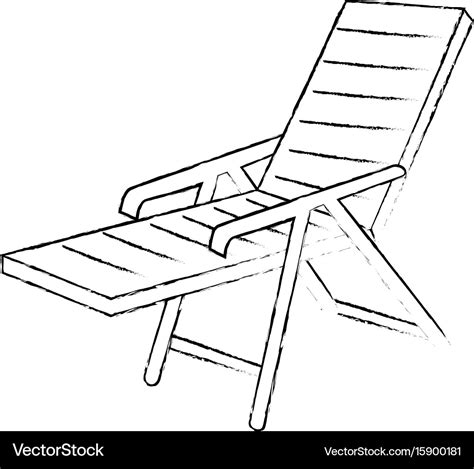 How To Draw Beach Chair