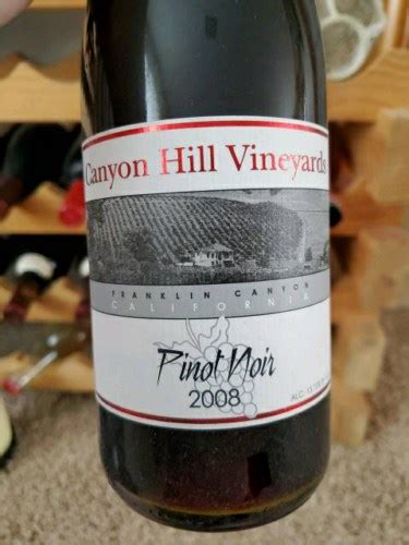 Canyon Hill Vineyards Pinot Noir Vivino US