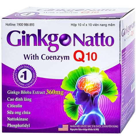 Review thuốc bổ não ginkgo natto và công dụng của nó