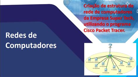 Portfólio Rede de Computadores Cisco Packet Tracer YouTube