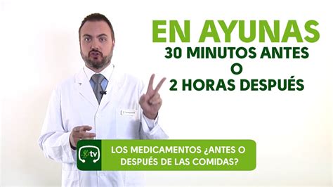 Los Medicamentos Antes O Despu S De Las Comidas Tu Farmac Utico