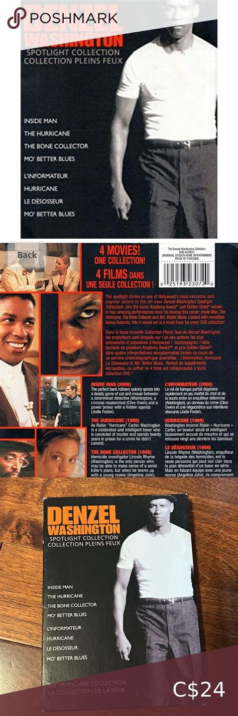 Denzel Washington Spotlight Collection 4 Movies Mo Better Blues The