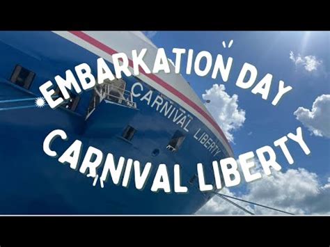 Carnival Liberty Embarkation Day Tour Our Inside Cabin Sail Away