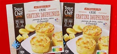 Promo 4 Mini Gratins Dauphinois Toque Du Chef Chez Lidl ICatalogue Fr