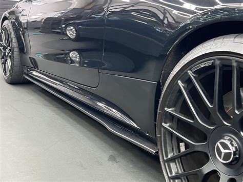 Mercedes C Amg C W Carbon Fibre Side Skirt Extensions