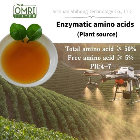 Plant Source Amino Acid Organic Water Soluble Fertilizer Enzymatic