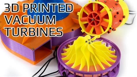 Diy 3d Printed Vacuum Impellers Youtube