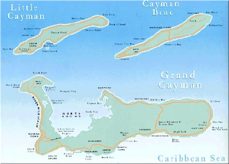 Where Are The Cayman Islands Located On The World Map United States Map