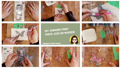 Diy Diamond Paint Porte Cl S En Musique Rejoignez Folies Teamz Youtube